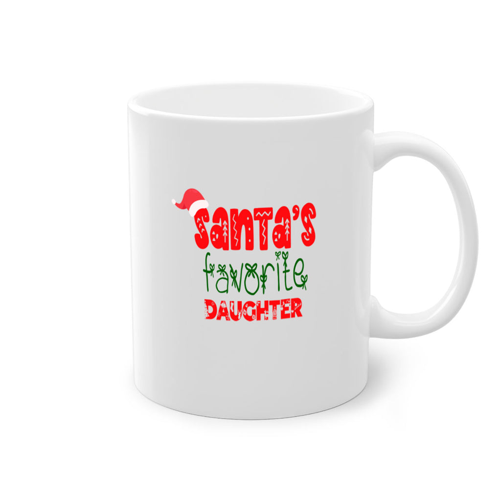 santas favorite daughter style 767#- christmas-Mug / Coffee Cup