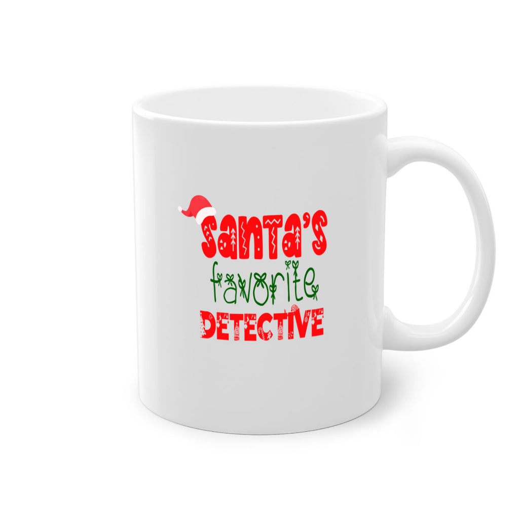santas favorite detective style 779#- christmas-Mug / Coffee Cup