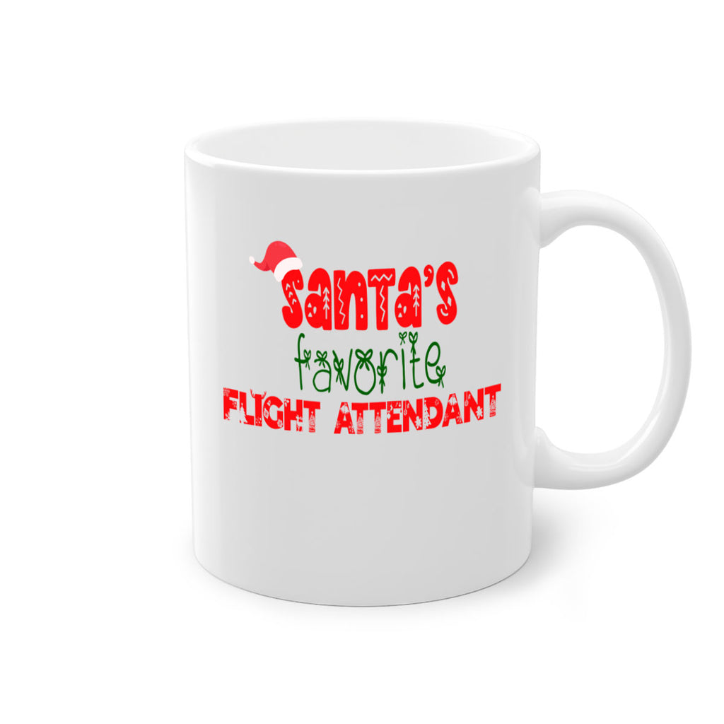 santas favorite flight attendant style 828#- christmas-Mug / Coffee Cup