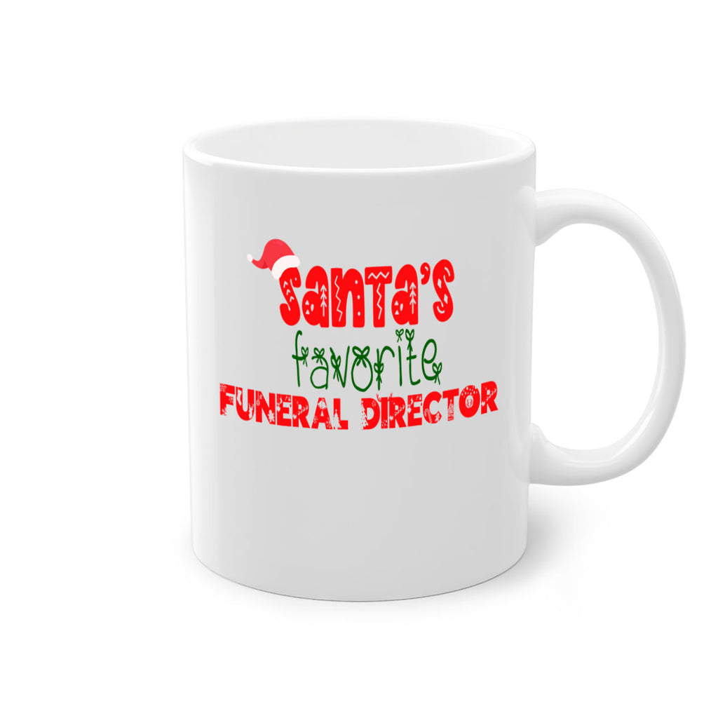 santas favorite funeral director style 834#- christmas-Mug / Coffee Cup