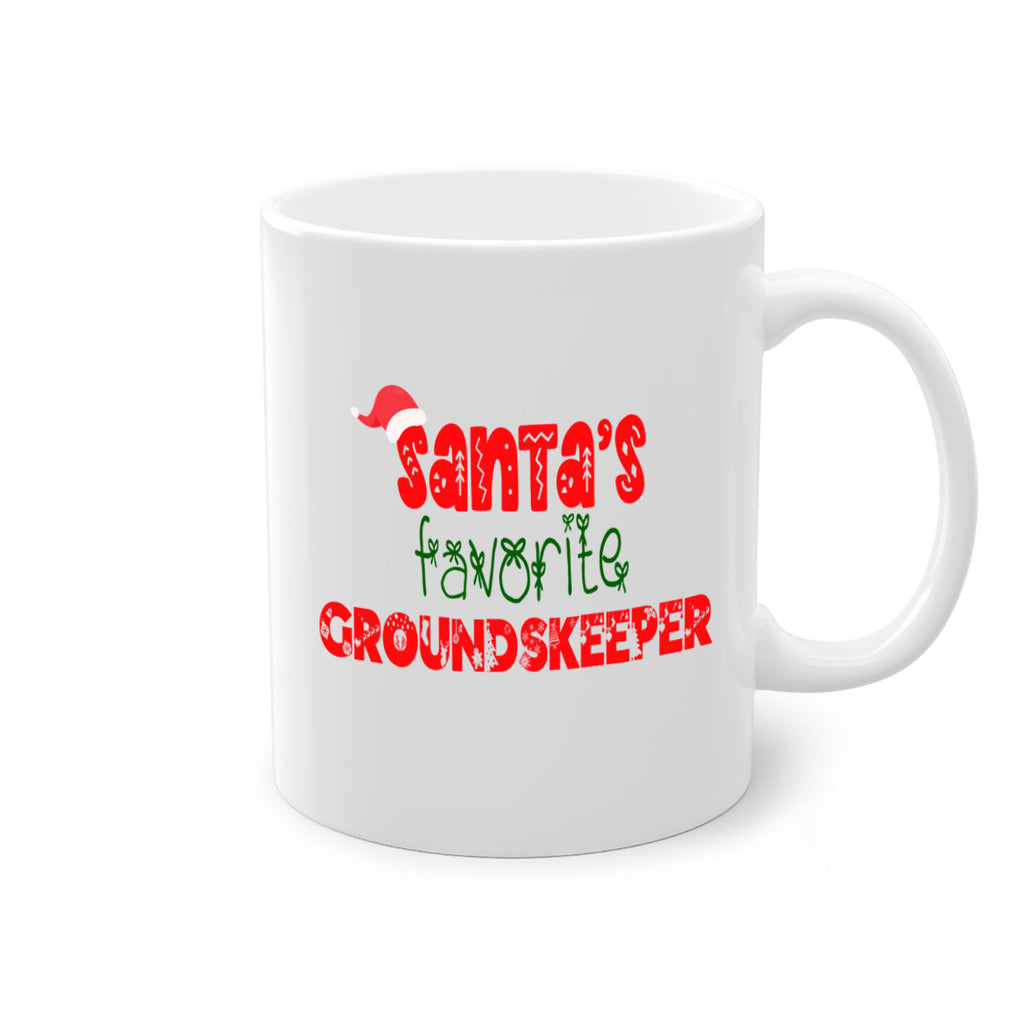 santas favorite groundskeeper style 857#- christmas-Mug / Coffee Cup