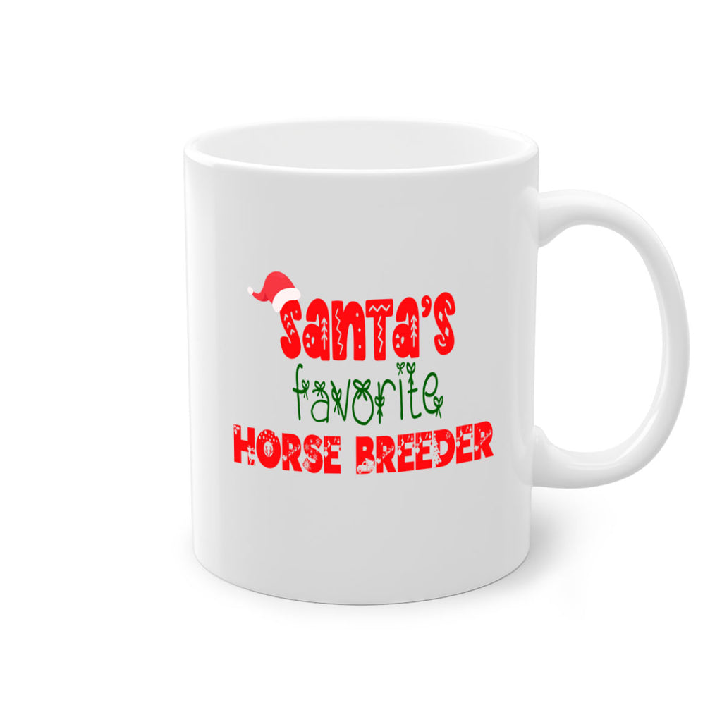 santas favorite horse breeder style 873#- christmas-Mug / Coffee Cup