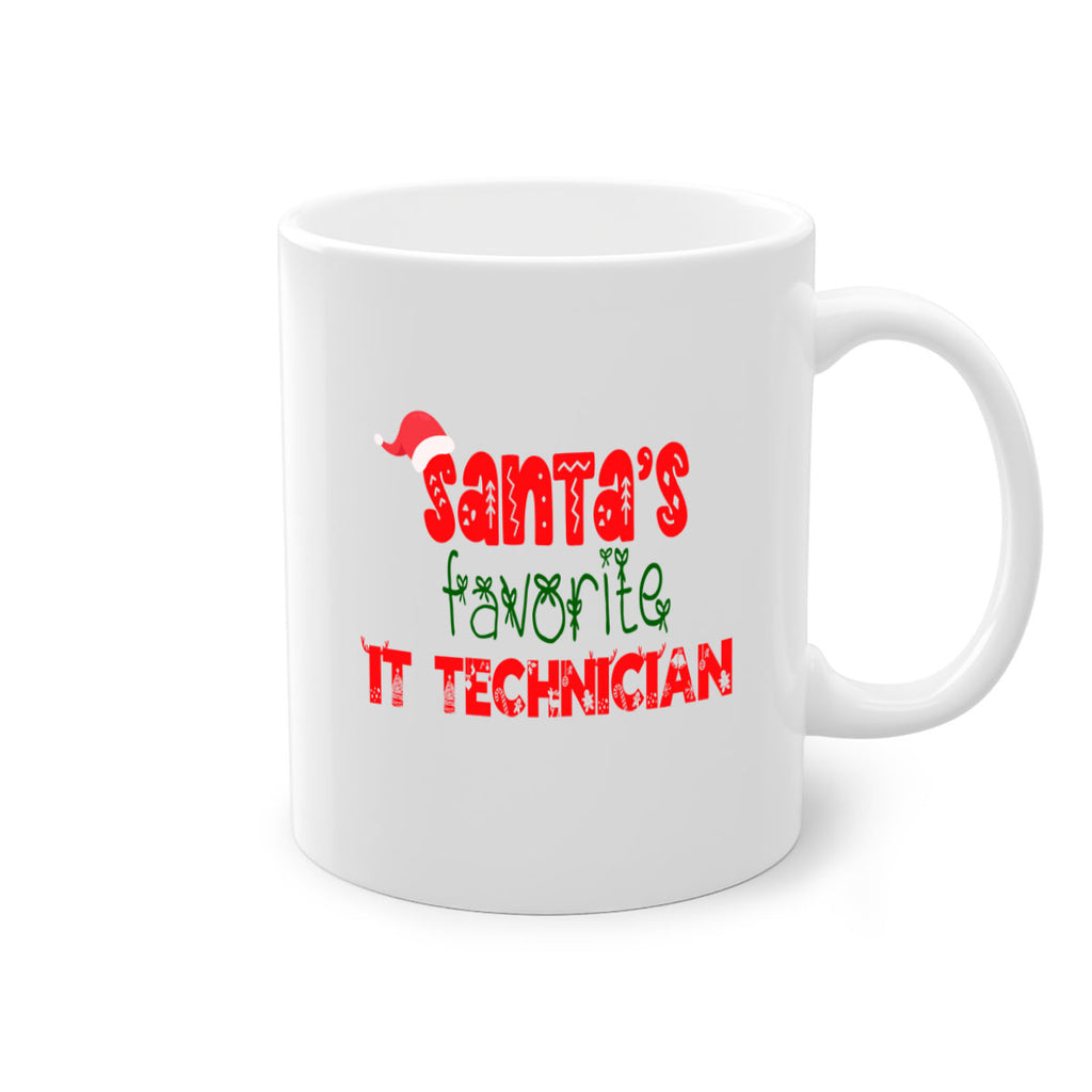 santas favorite it technician style 897#- christmas-Mug / Coffee Cup