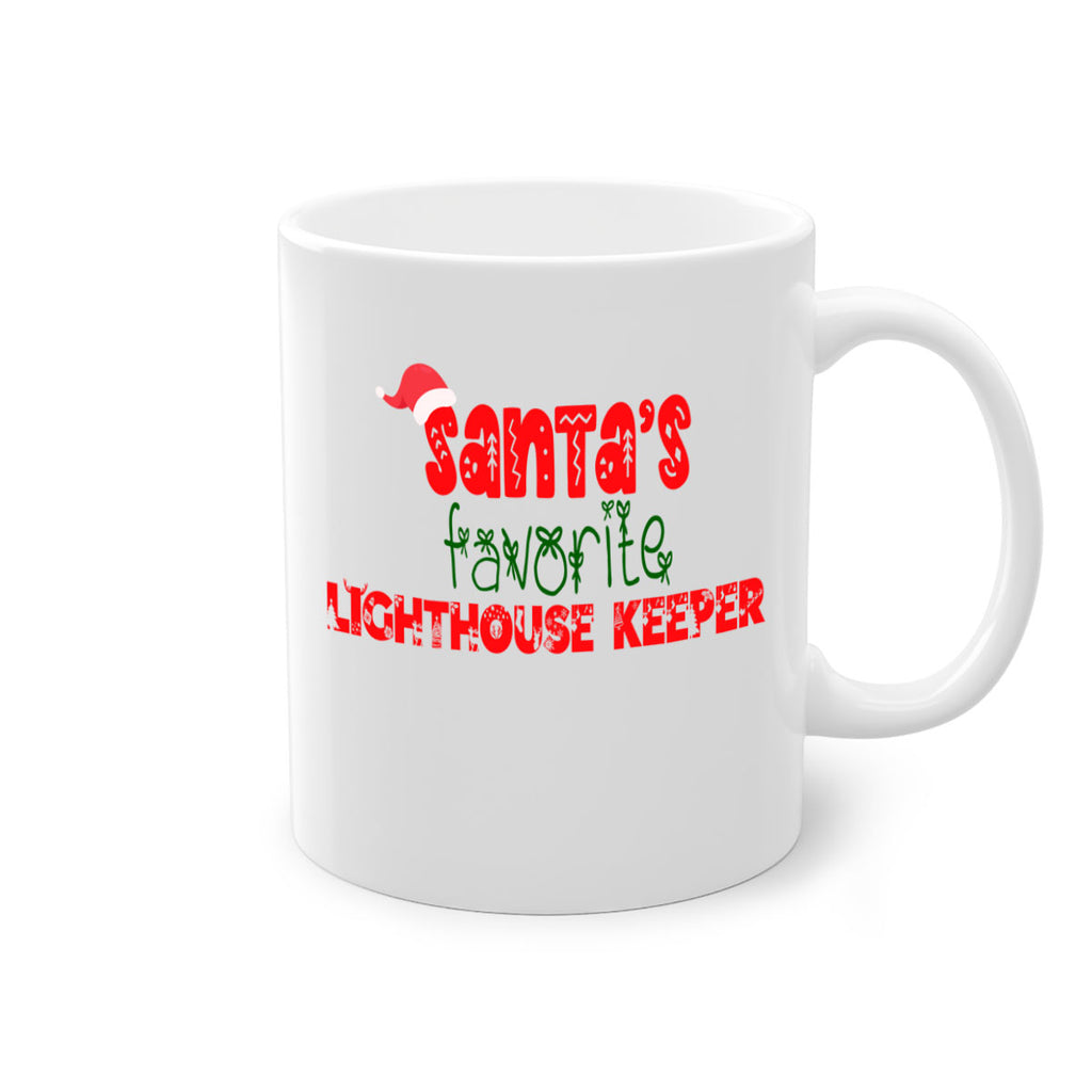 santas favorite lighthouse keeper style 922#- christmas-Mug / Coffee Cup