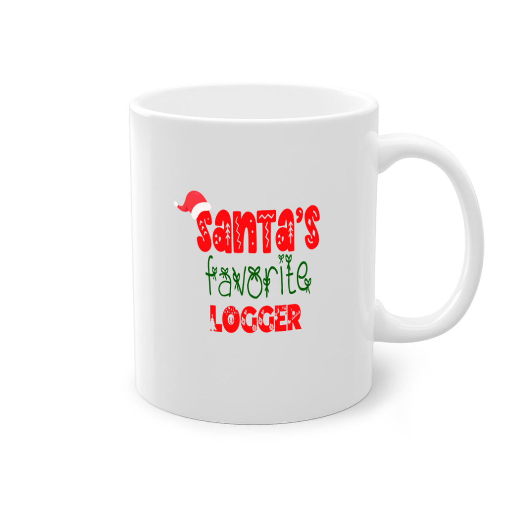 santas favorite logger style 928#- christmas-Mug / Coffee Cup