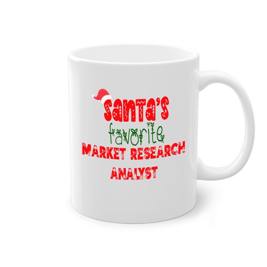 santas favorite market research analyst style 939#- christmas-Mug / Coffee Cup