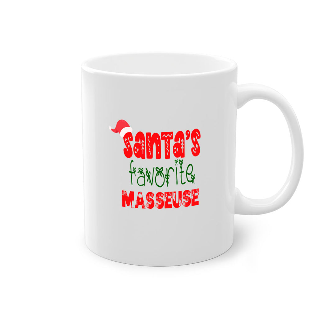 santas favorite masseuse style 943#- christmas-Mug / Coffee Cup