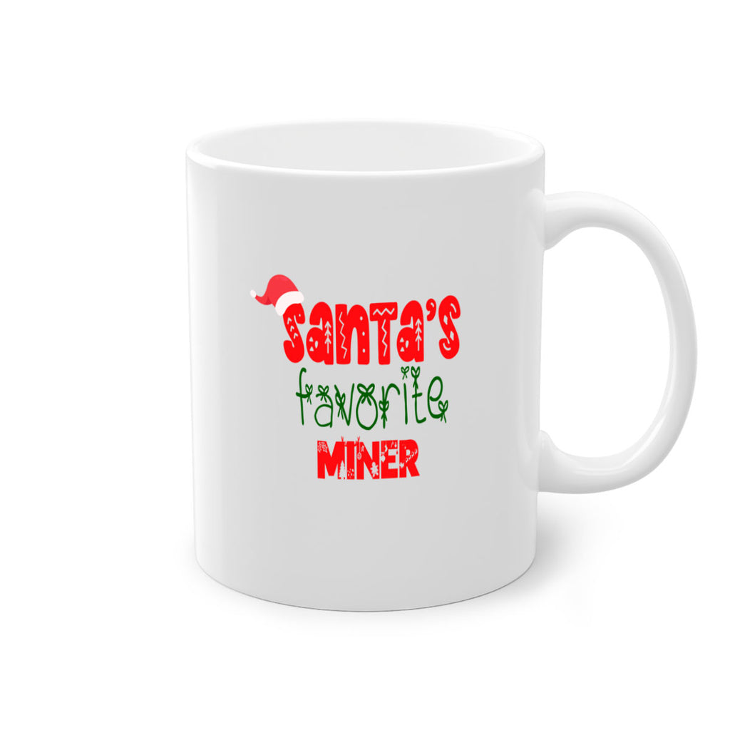 santas favorite miner style 958#- christmas-Mug / Coffee Cup