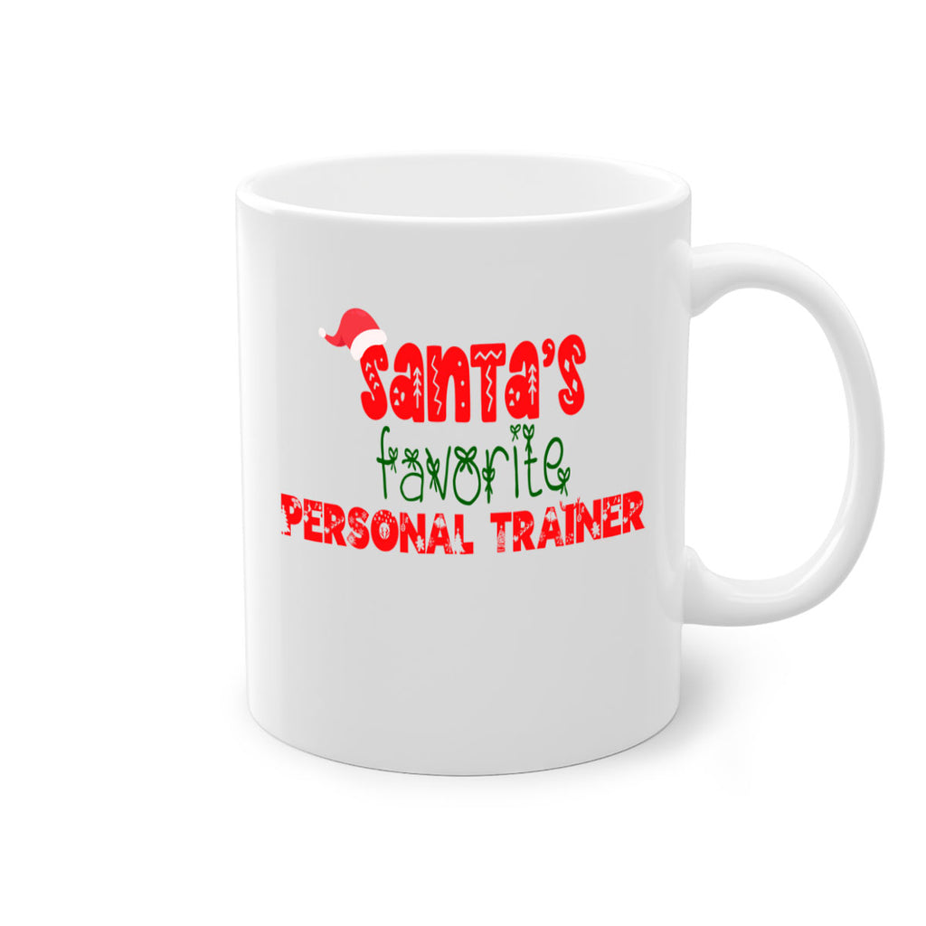 santas favorite personal trainer style 1007#- christmas-Mug / Coffee Cup