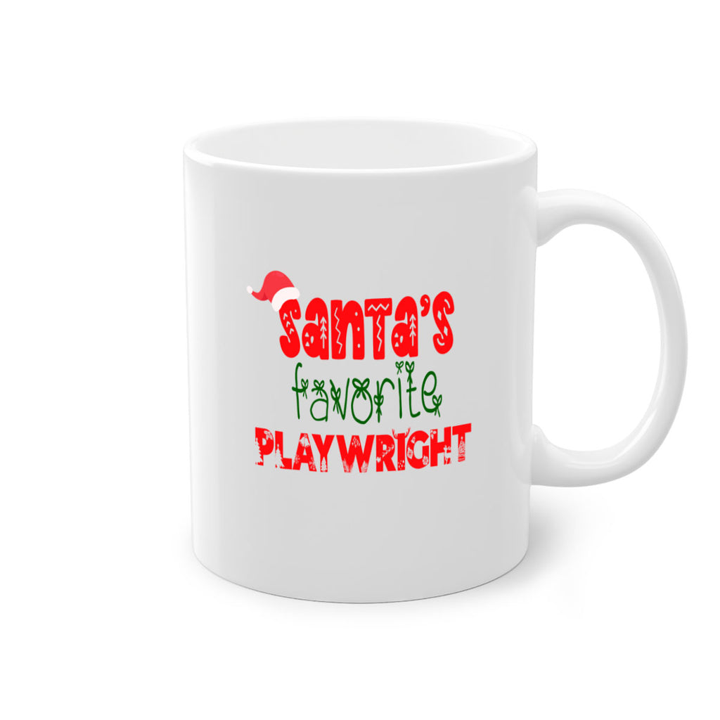 santas favorite playwright style 1023#- christmas-Mug / Coffee Cup