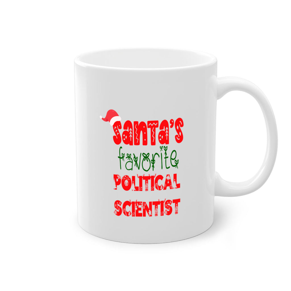 santas favorite political scientist style 1028#- christmas-Mug / Coffee Cup