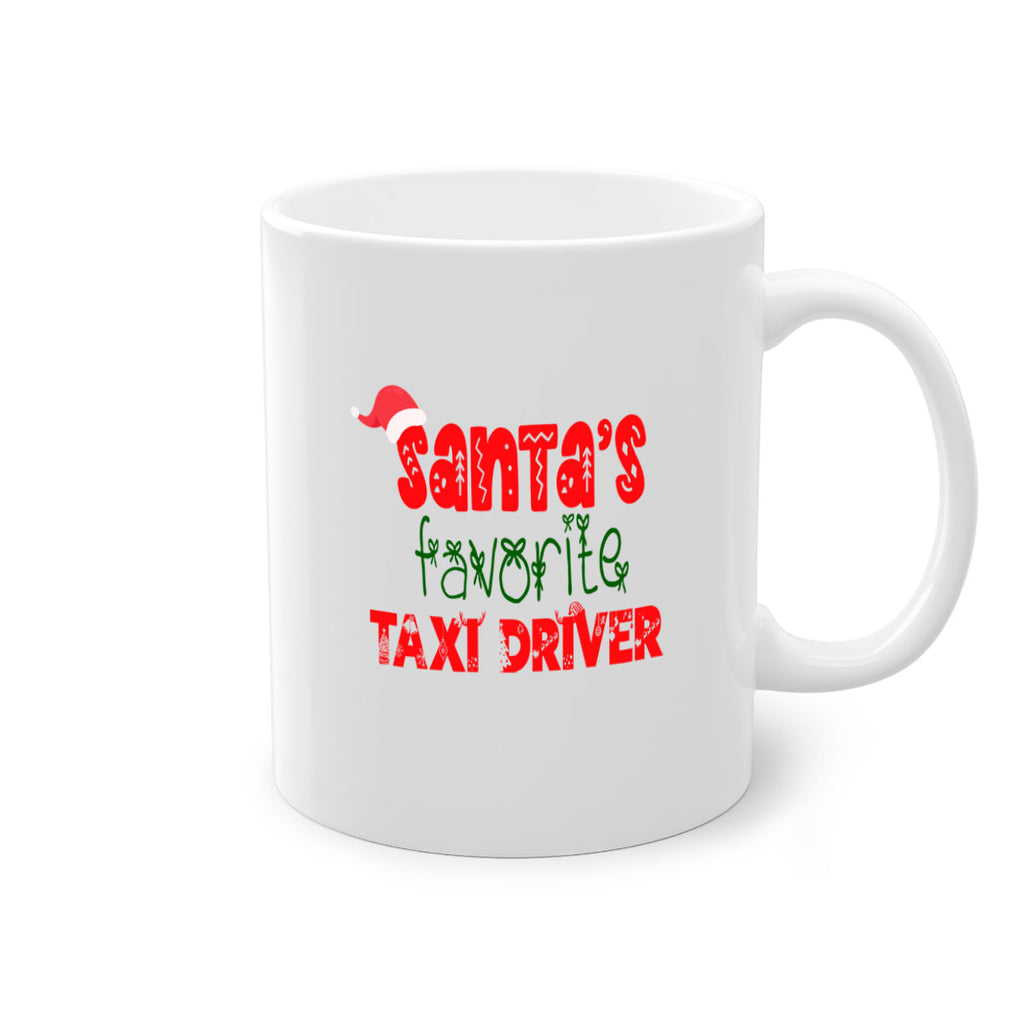 santas favorite taxi driver style 1115#- christmas-Mug / Coffee Cup