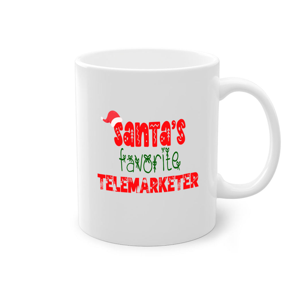 santas favorite telemarketer style 1119#- christmas-Mug / Coffee Cup