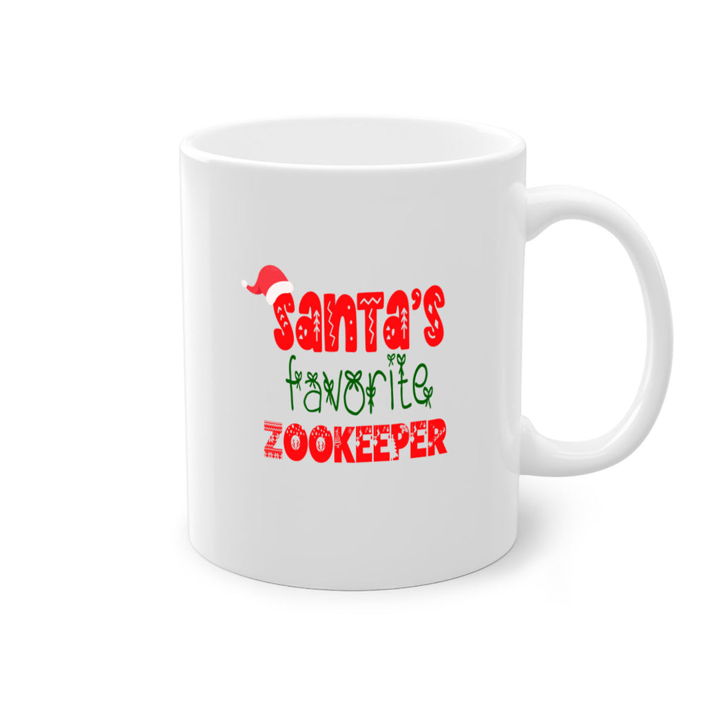 santas favorite zookeeper style 1163#- christmas-Mug / Coffee Cup