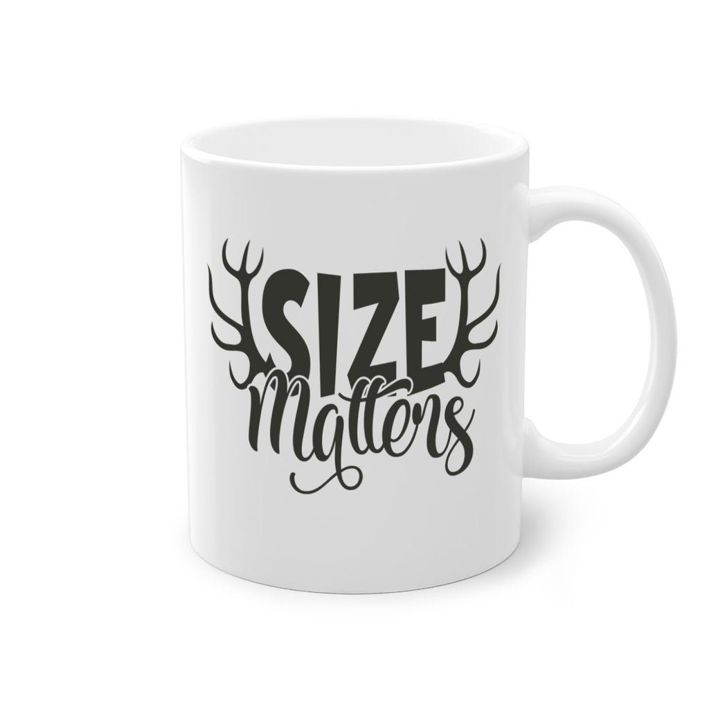 size matters 2#- hunting-Mug / Coffee Cup