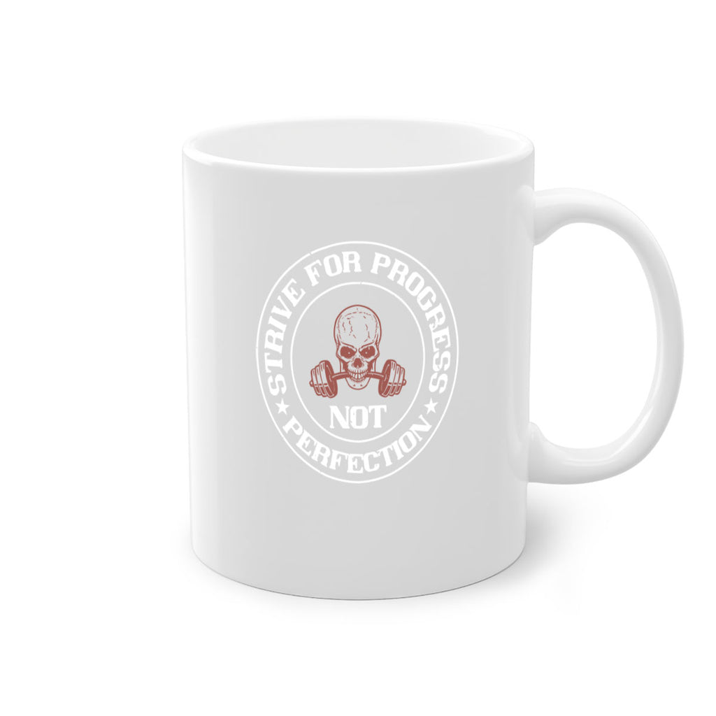 strive for progress not perfection 72#- gym-Mug / Coffee Cup