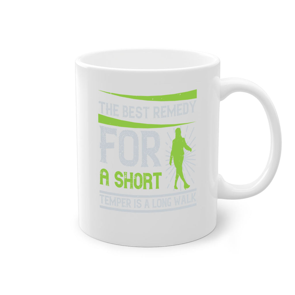 the best remedy for a short temper is a long walk 23#- walking-Mug / Coffee Cup
