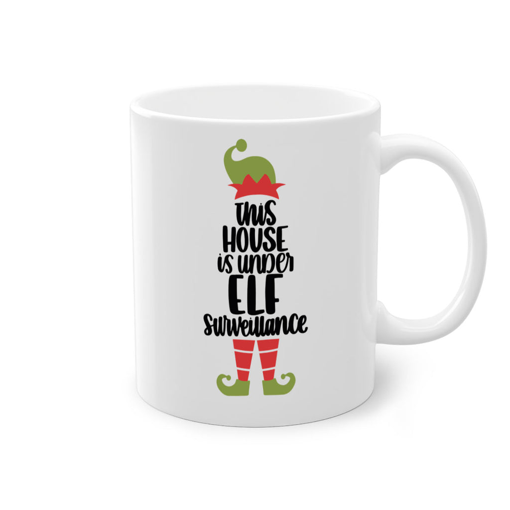 this house is under elf surveillance 38#- christmas-Mug / Coffee Cup