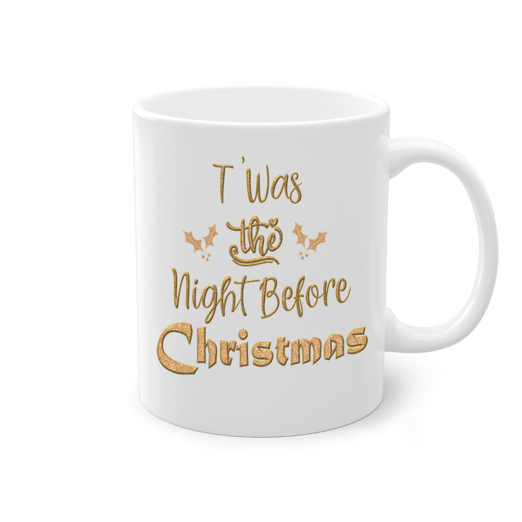 twas the night before christmas gold 439#- christmas-Mug / Coffee Cup