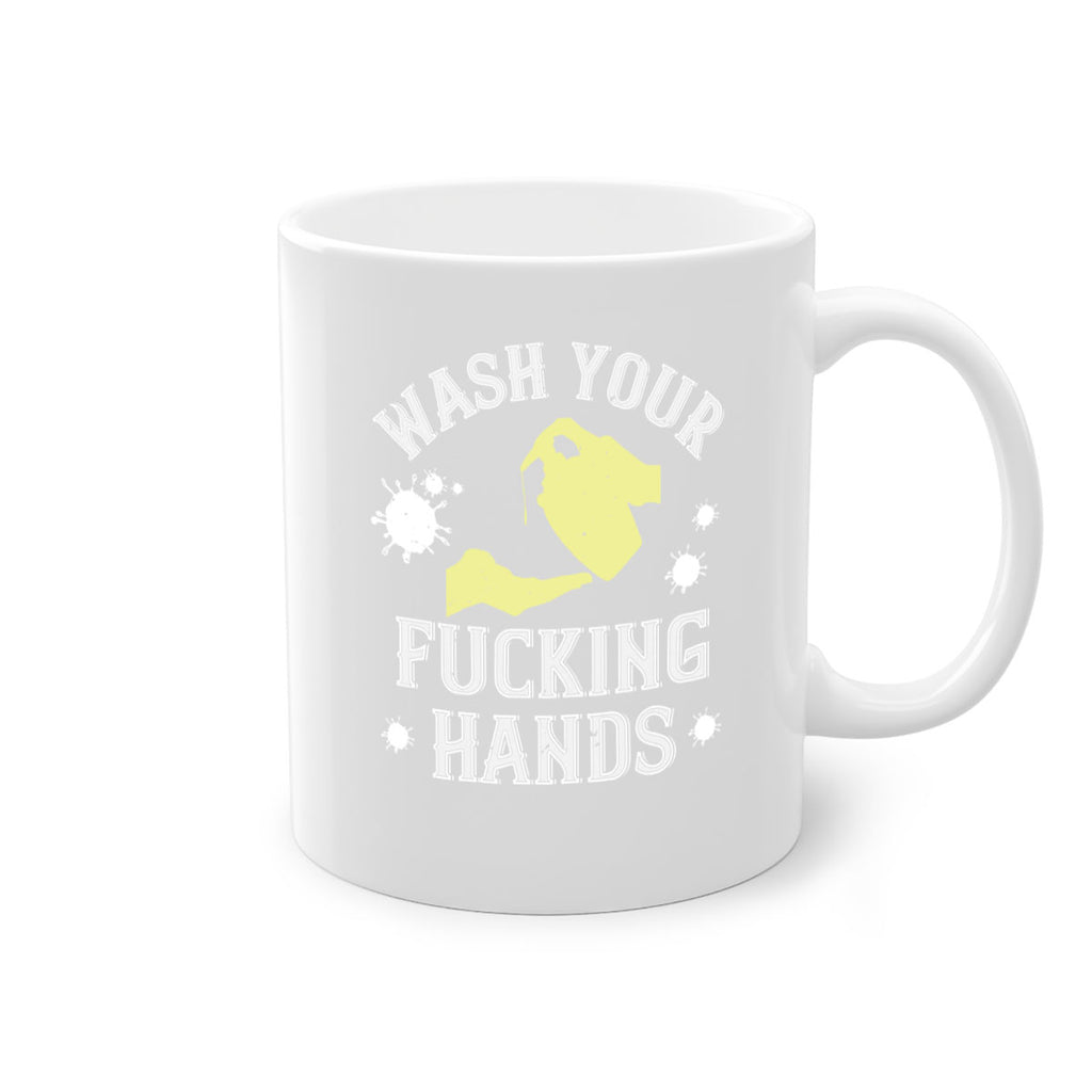 wash your fucking hands Style 16#- corona virus-Mug / Coffee Cup