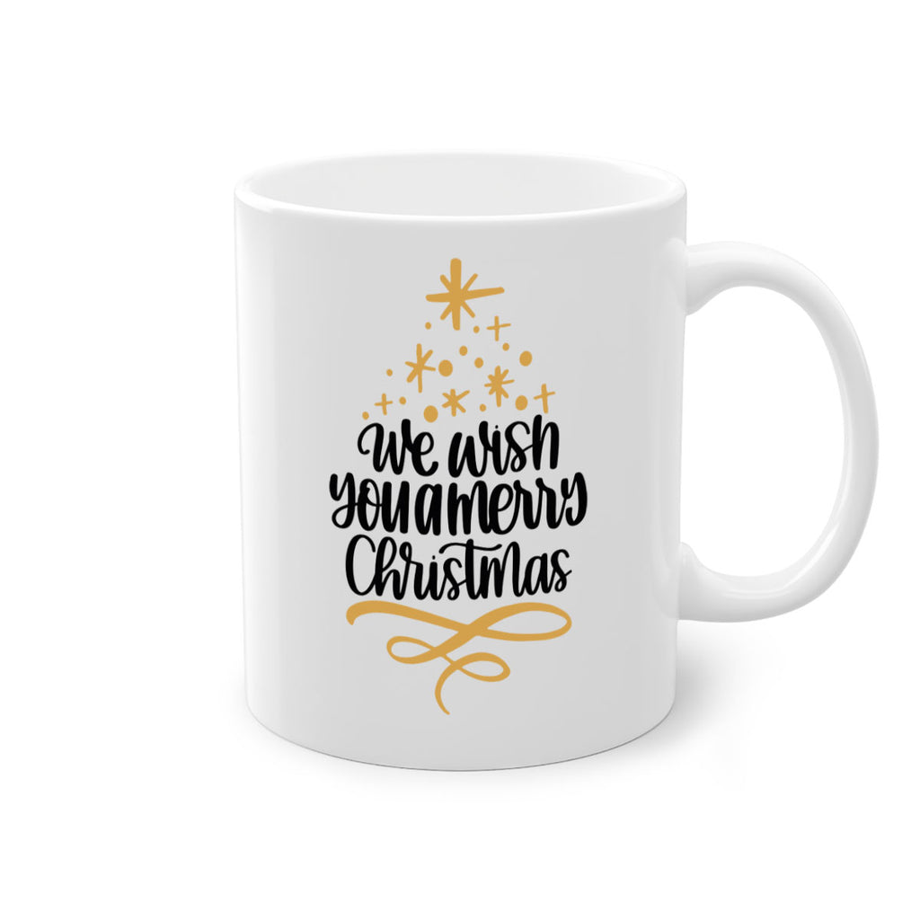 we wish you a merry christmas gold 32#- christmas-Mug / Coffee Cup