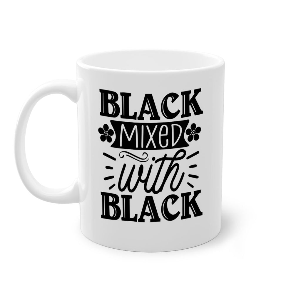 Black mixed with black Style 56#- Black women - Girls-Mug / Coffee Cup