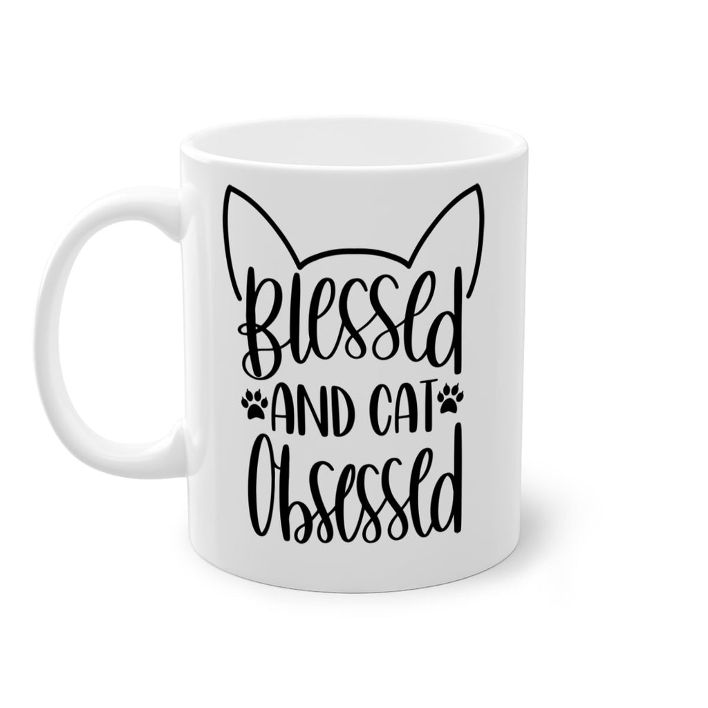 Blessed And Cat Obsessed Style 79#- cat-Mug / Coffee Cup