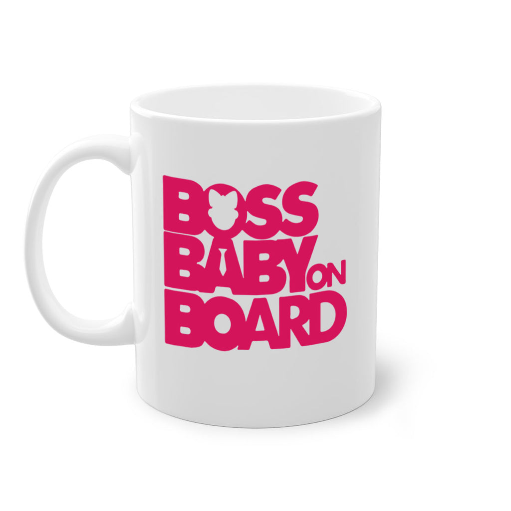 Boss Baby On Board 3#- black words - phrases-Mug / Coffee Cup