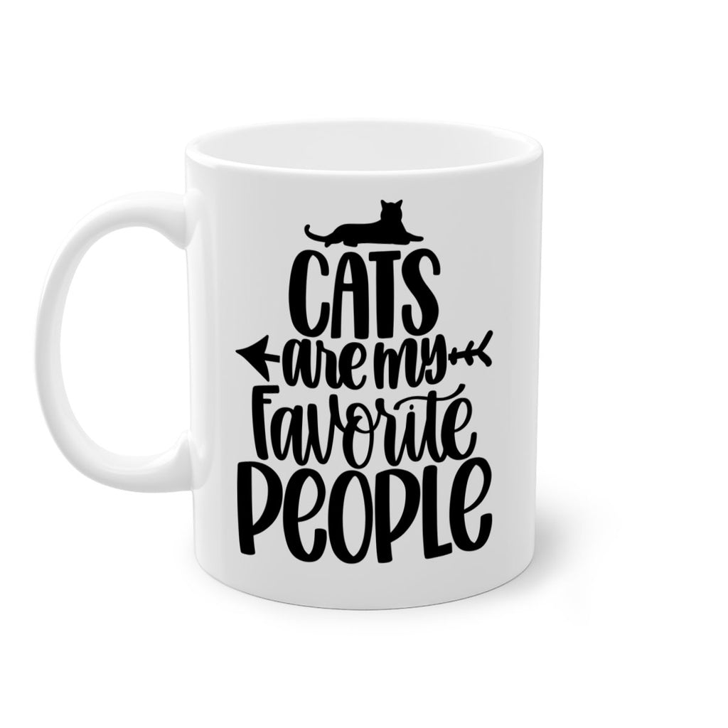 Cats Are My Favorite People Style 90#- cat-Mug / Coffee Cup