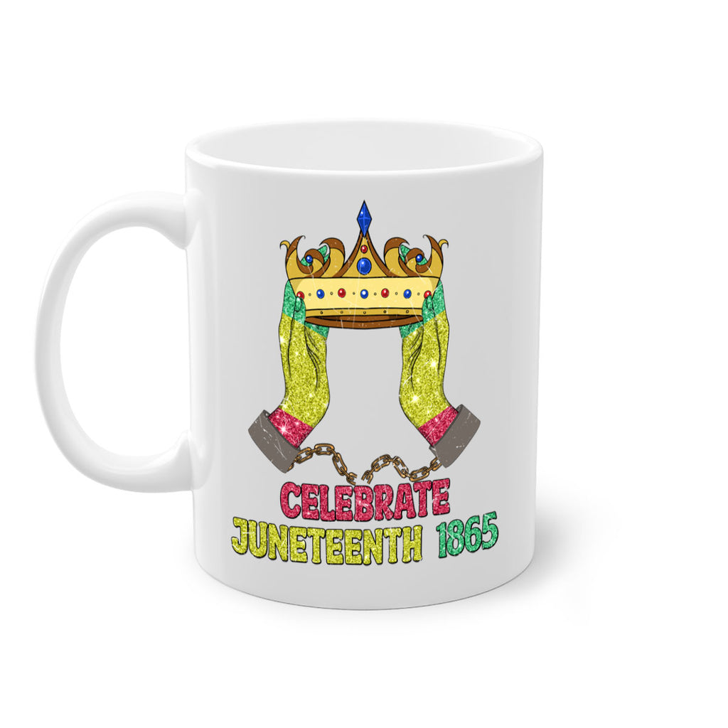 Celebrate Juneteenth 1865 Crown Designs 2#- juneteenth-Mug / Coffee Cup