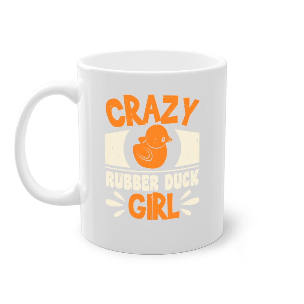 Crazy Rubber Duck Girl Style 4#- duck-Mug / Coffee Cup