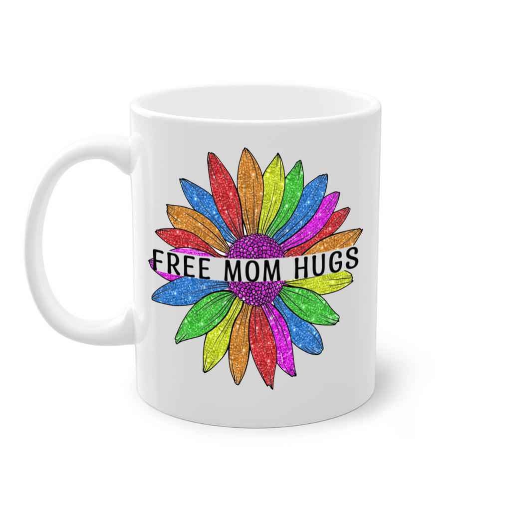 Free Mom Hugs Gay Pride Lgbt Flower 26#- lgbt-Mug / Coffee Cup