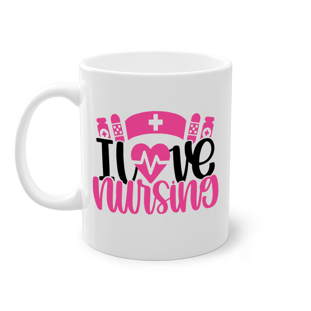 I Love Nursing Style Style 171#- nurse-Mug / Coffee Cup