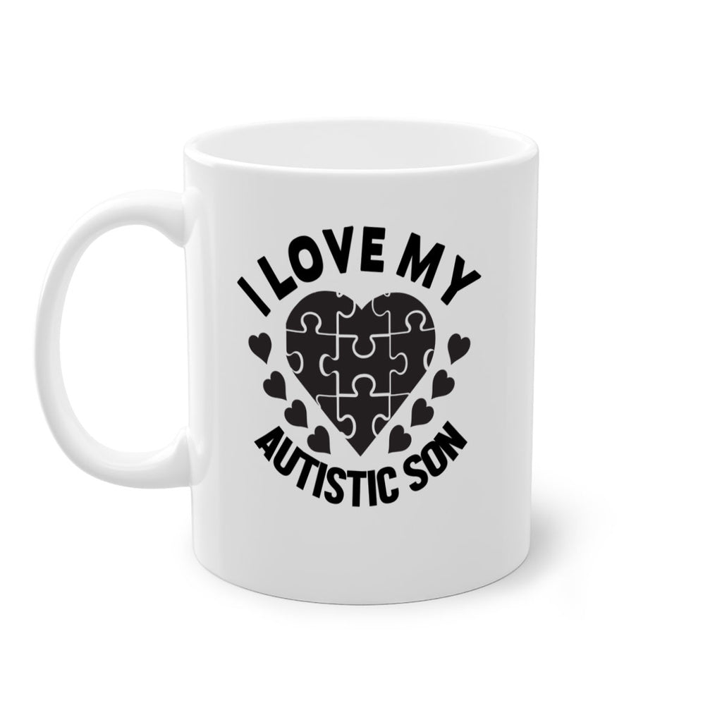 I love my Style 46#- autism-Mug / Coffee Cup
