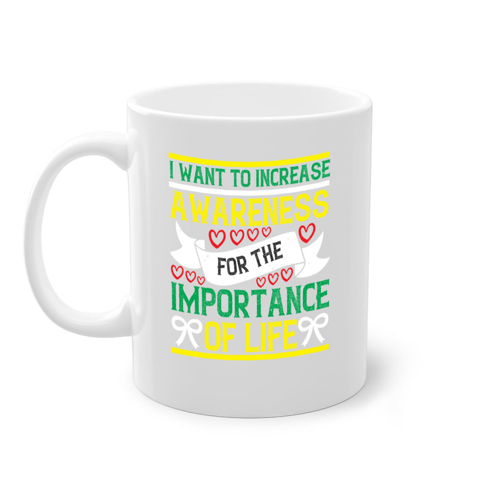 I want to increase awareness for the importance of life Style 44#- Self awareness-Mug / Coffee Cup