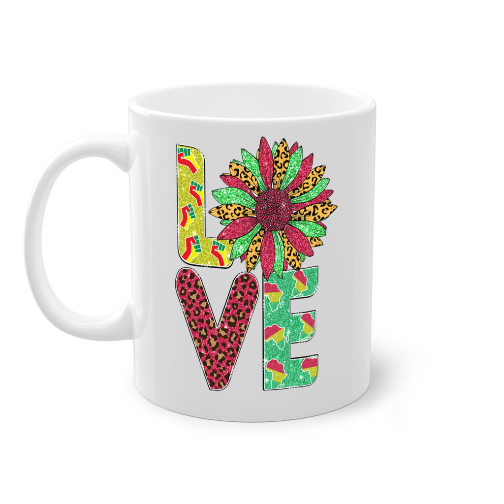 Love Juneteenth Day Fist Sunflower Png 7#- juneteenth-Mug / Coffee Cup