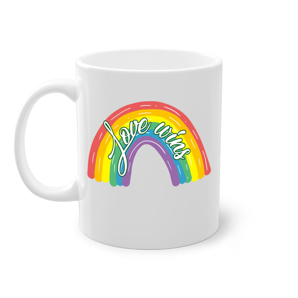 Love Wins Rainbow Lgbt Pride Png 28#- lgbt-Mug / Coffee Cup