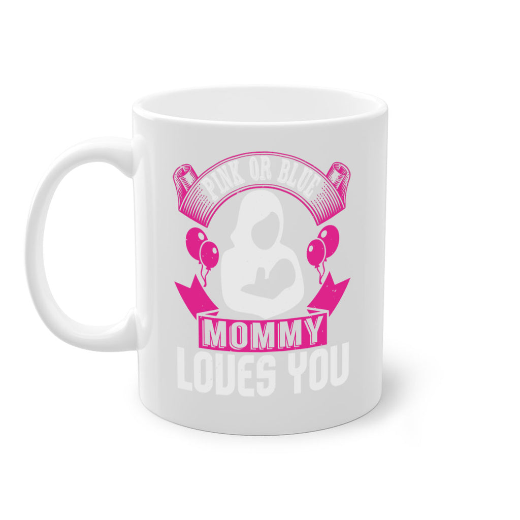Pink or Blue Monny Loves You Style 178#- baby2-Mug / Coffee Cup