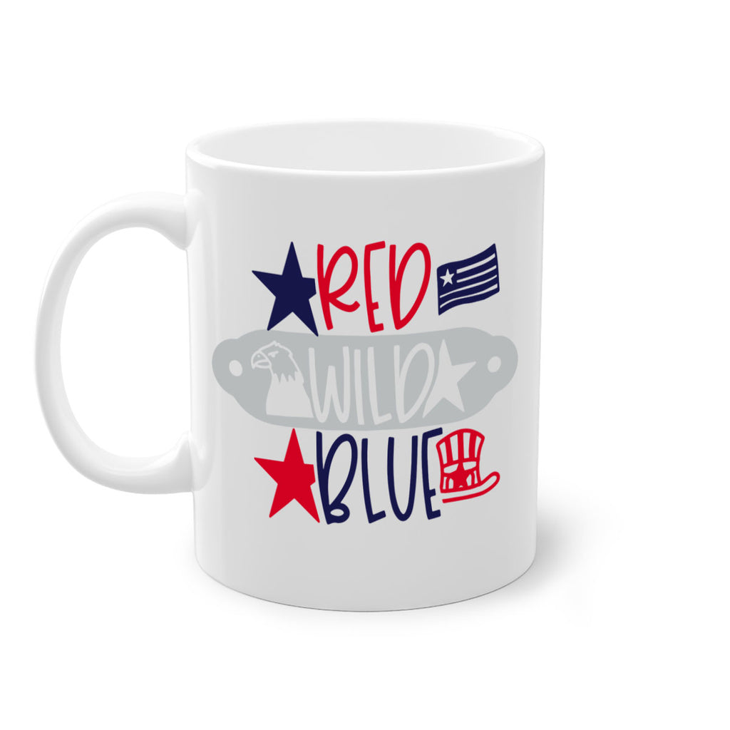 Red Wild Blue Style 171#- 4th Of July-Mug / Coffee Cup