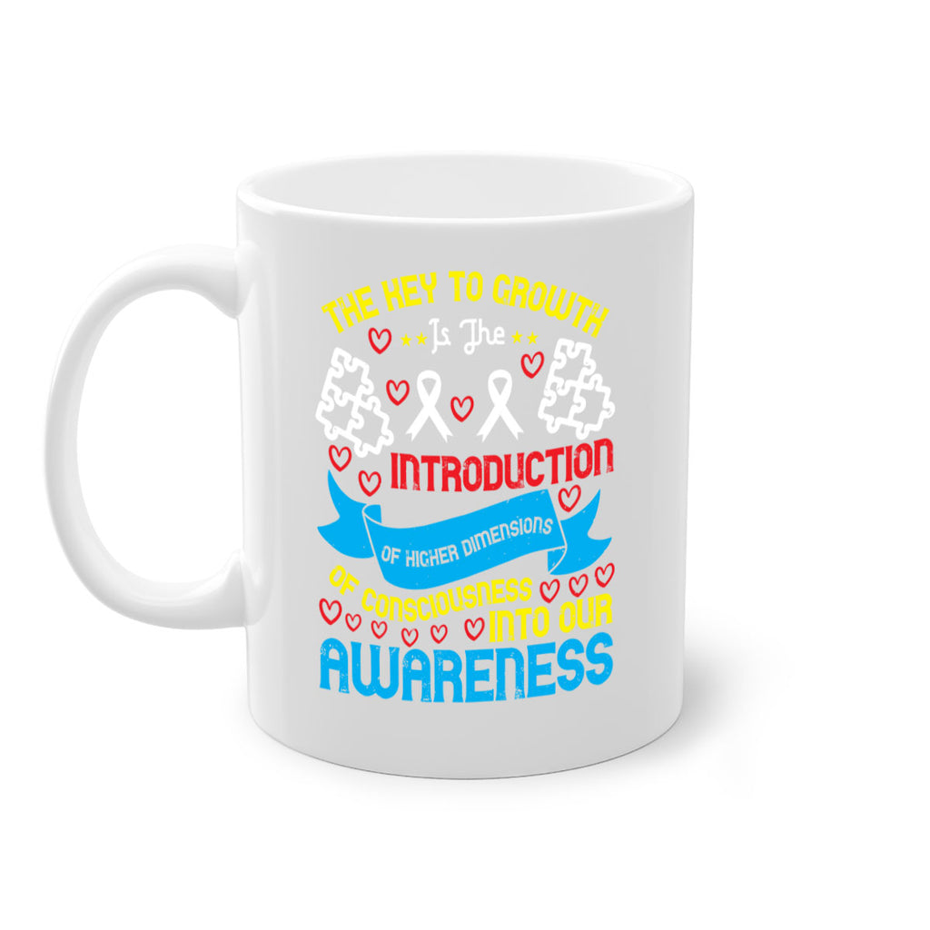 The key to growth is the introduction of higher dimensions Style 20#- Self awareness-Mug / Coffee Cup