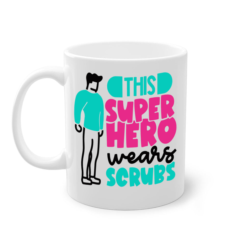 This Superhero Wears Scrubs Style Style 19#- nurse-Mug / Coffee Cup