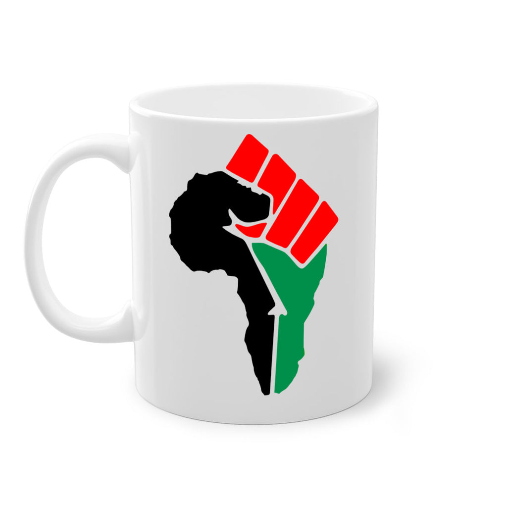 african power fist 274#- black words - phrases-Mug / Coffee Cup
