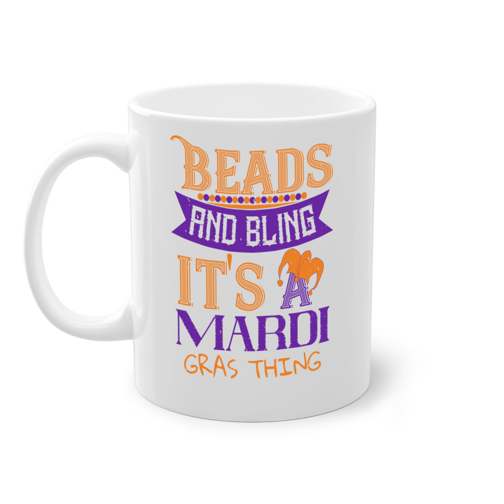 beads and bling its a mardi gras thing 51#- mardi gras-Mug / Coffee Cup