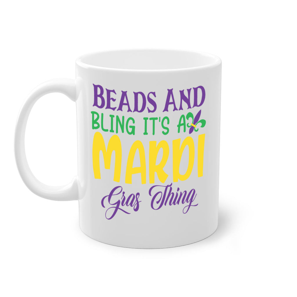 beads and bling its a mardi gras thing 86#- mardi gras-Mug / Coffee Cup