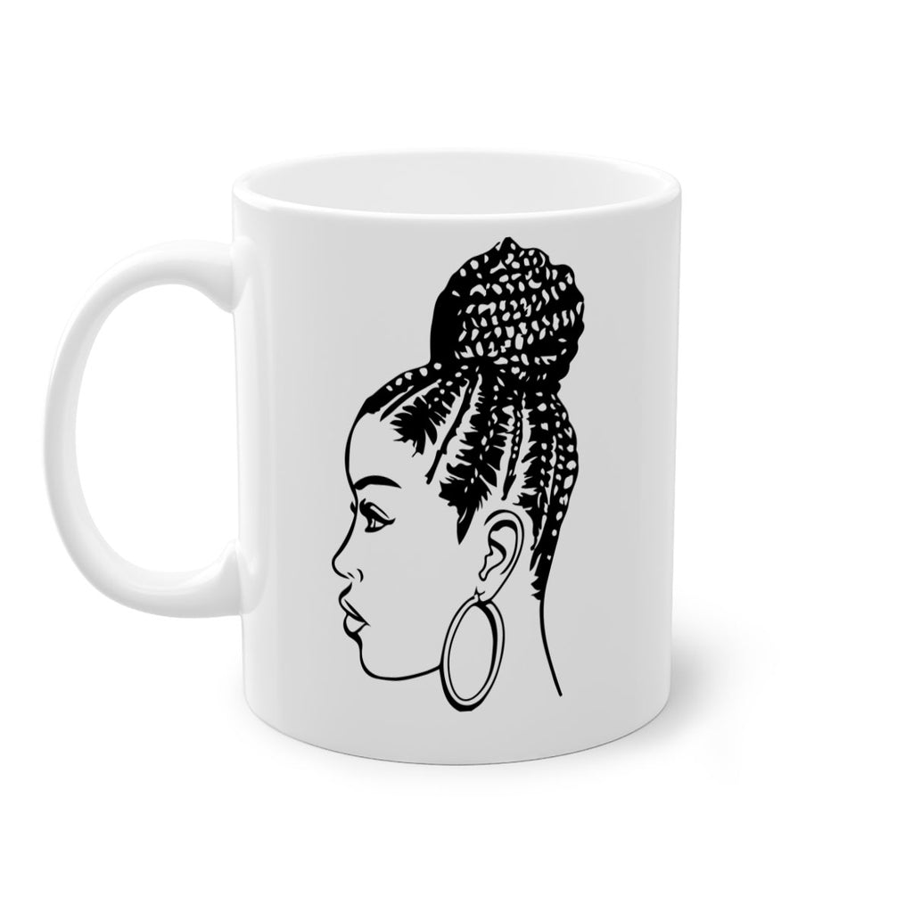 black woman with braids 7#- Black women - Girls-Mug / Coffee Cup