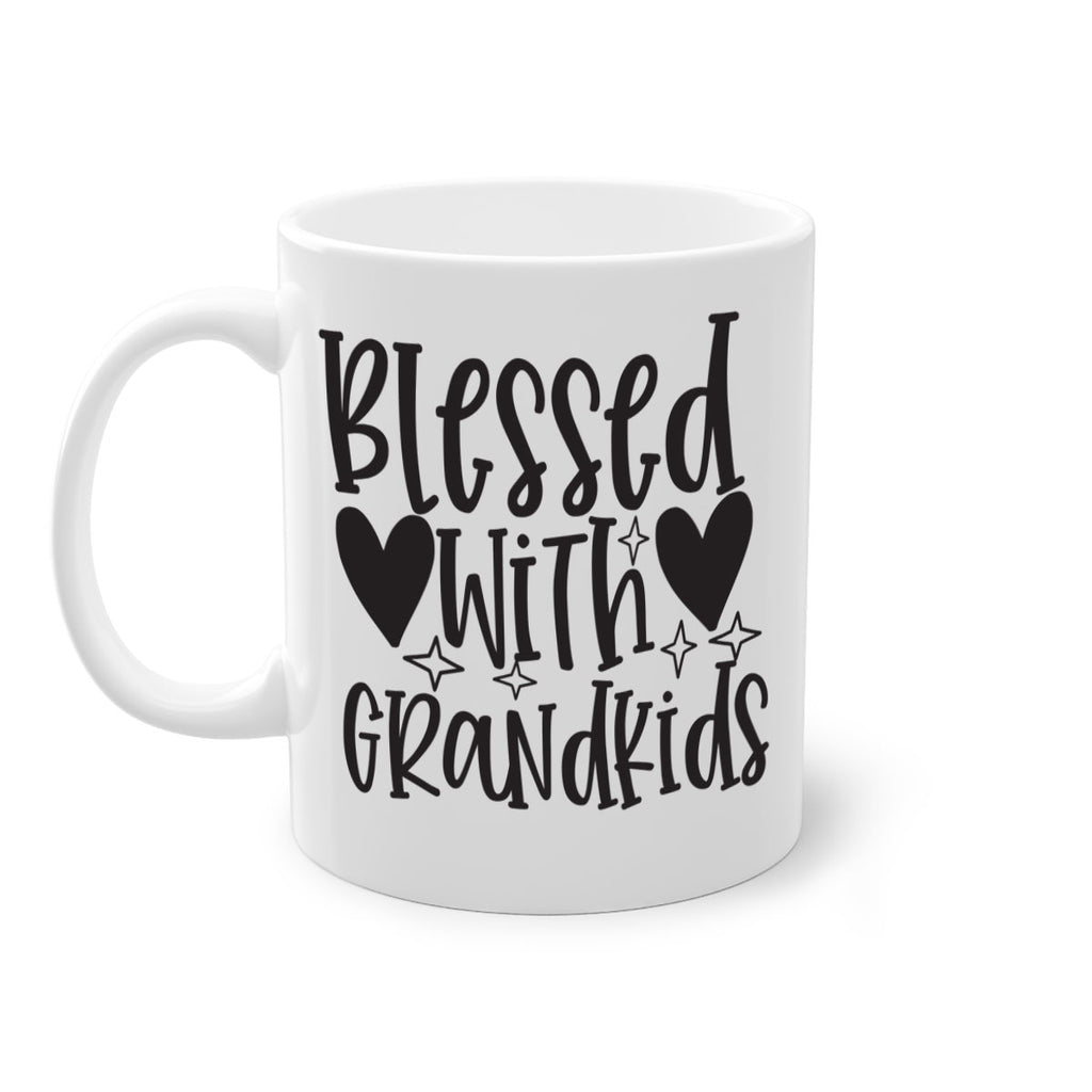blessed with grandkids 415#- mom-Mug / Coffee Cup