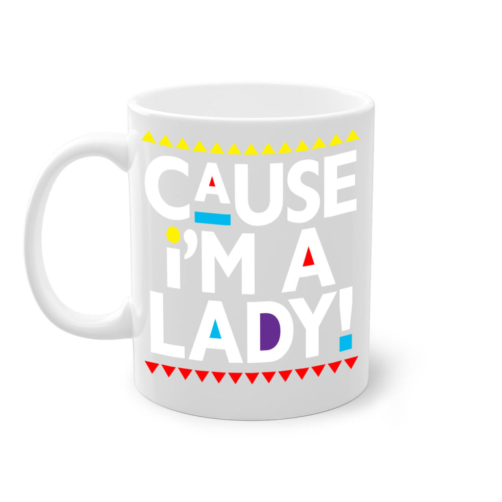 causeimalady 189#- black words - phrases-Mug / Coffee Cup
