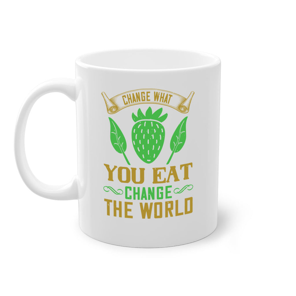 change what you eat change the world 146#- vegan-Mug / Coffee Cup