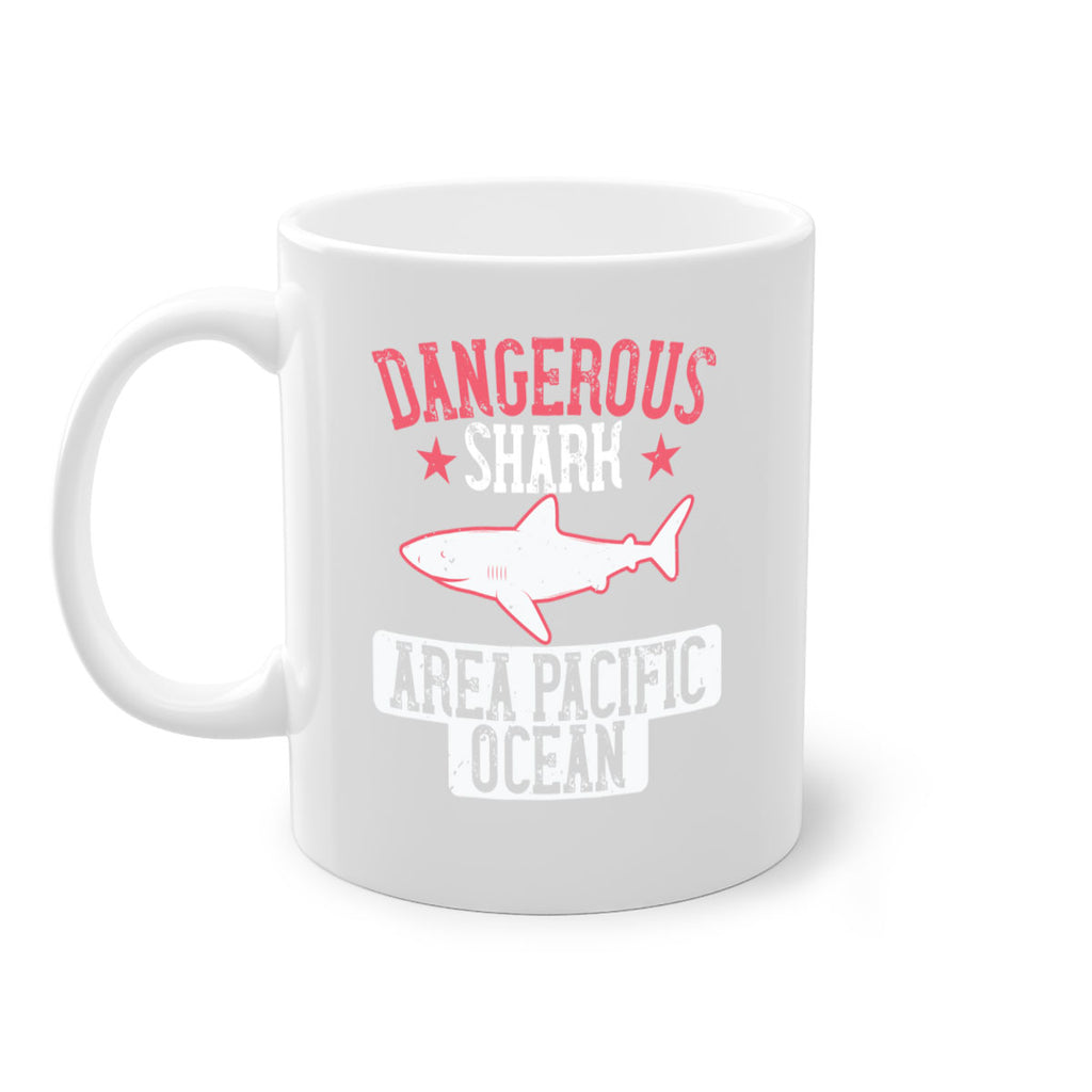 dangerous shark area pacific ocean Style 92#- Shark-Fish-Mug / Coffee Cup