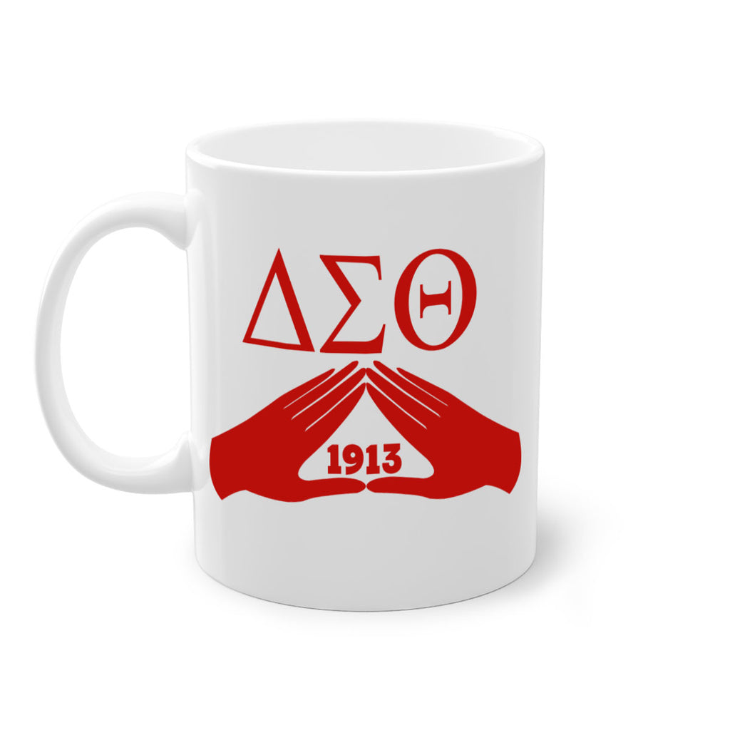 delta sigma theta 8#- black words - phrases-Mug / Coffee Cup